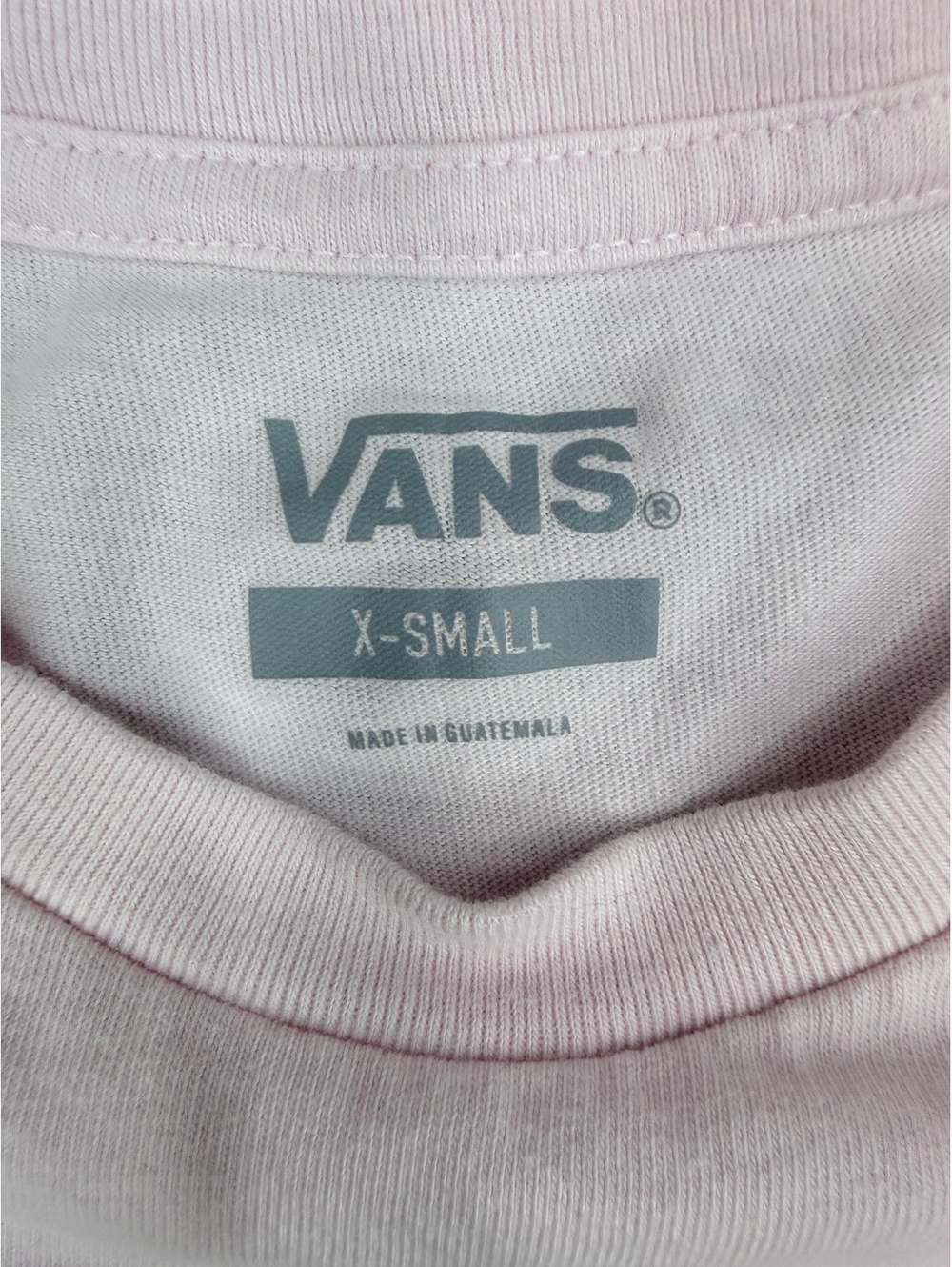 Vans Off The Wall Pink Graphic T-Shirt Size X-Small